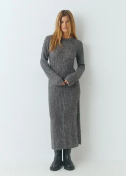 Vestido calado manga larga*Brownie New