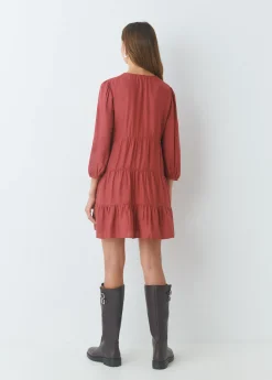 Vestido corto liso*Brownie Sale