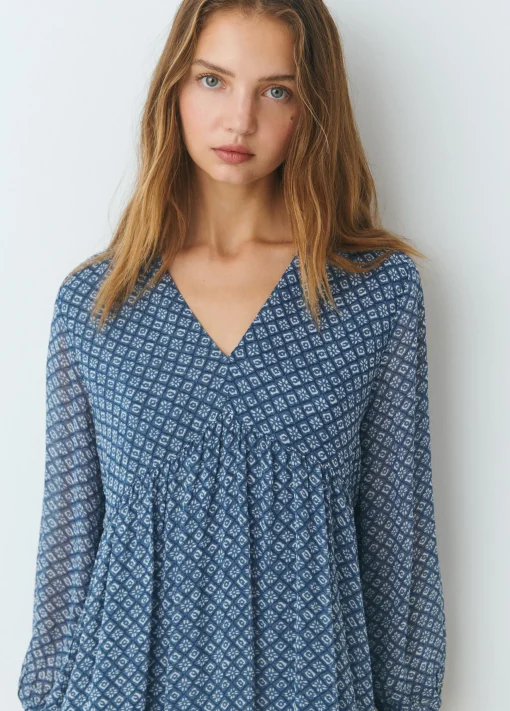 Vestido estampado fluido*Brownie Sale