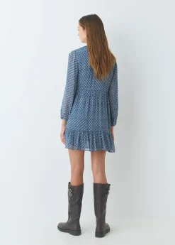 Vestido estampado fluido*Brownie Sale
