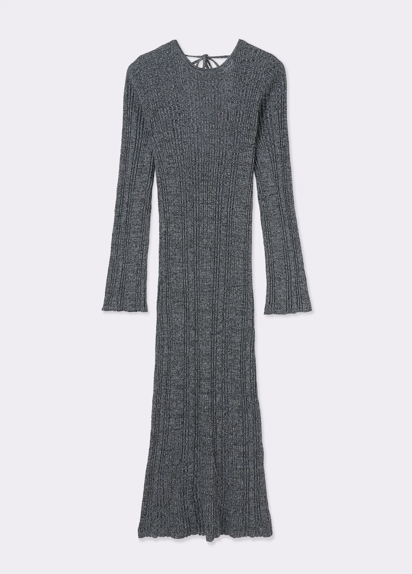 Vestido manga larga hilo metalizado*Brownie Discount