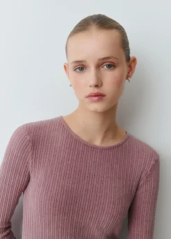 Vestido midi canalé*Brownie New